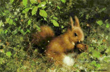 Rabbit Bunny Hare Painting - dw014GD animal rabbits